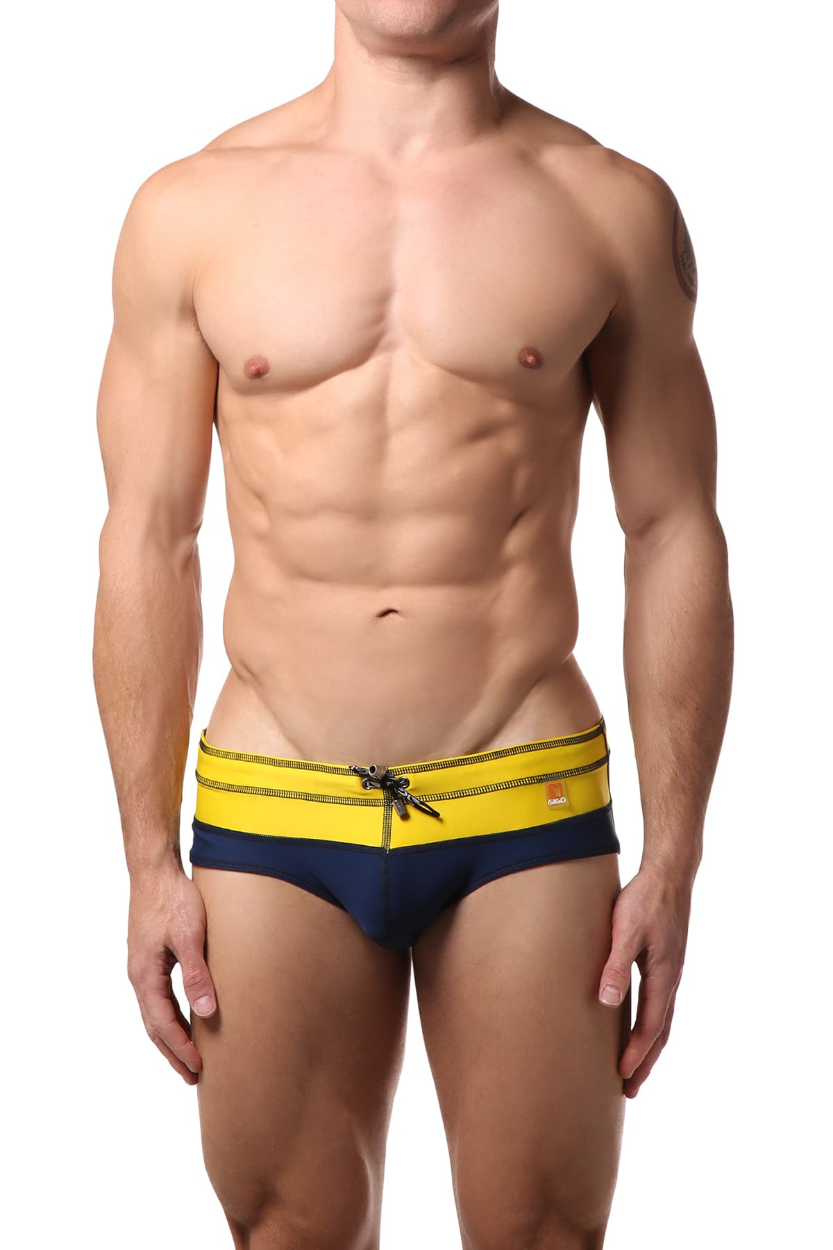 Gigo Blue & Yellow Bi-Colour Swim Brief