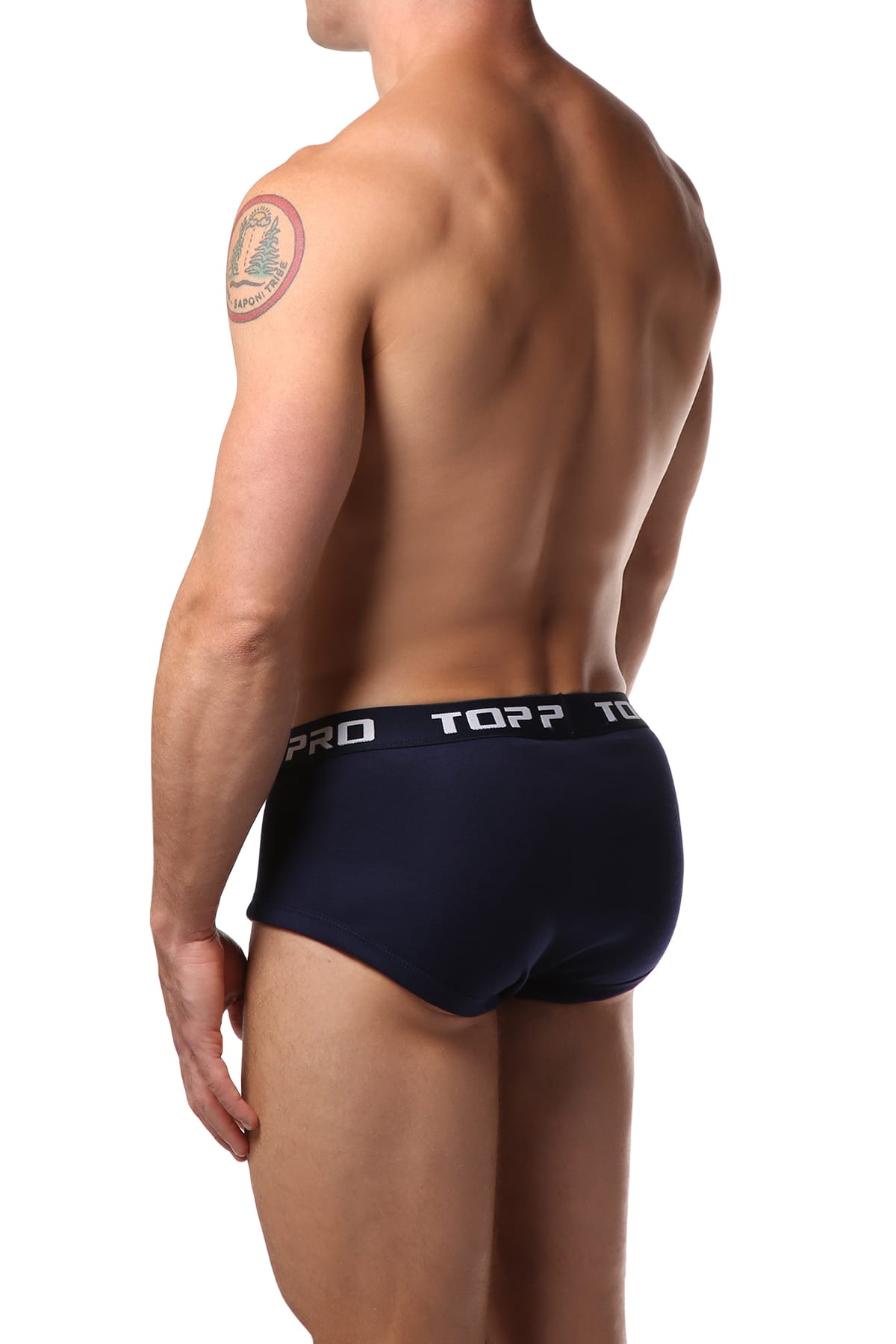 CheapUndies Navy Classic Mesh Brief