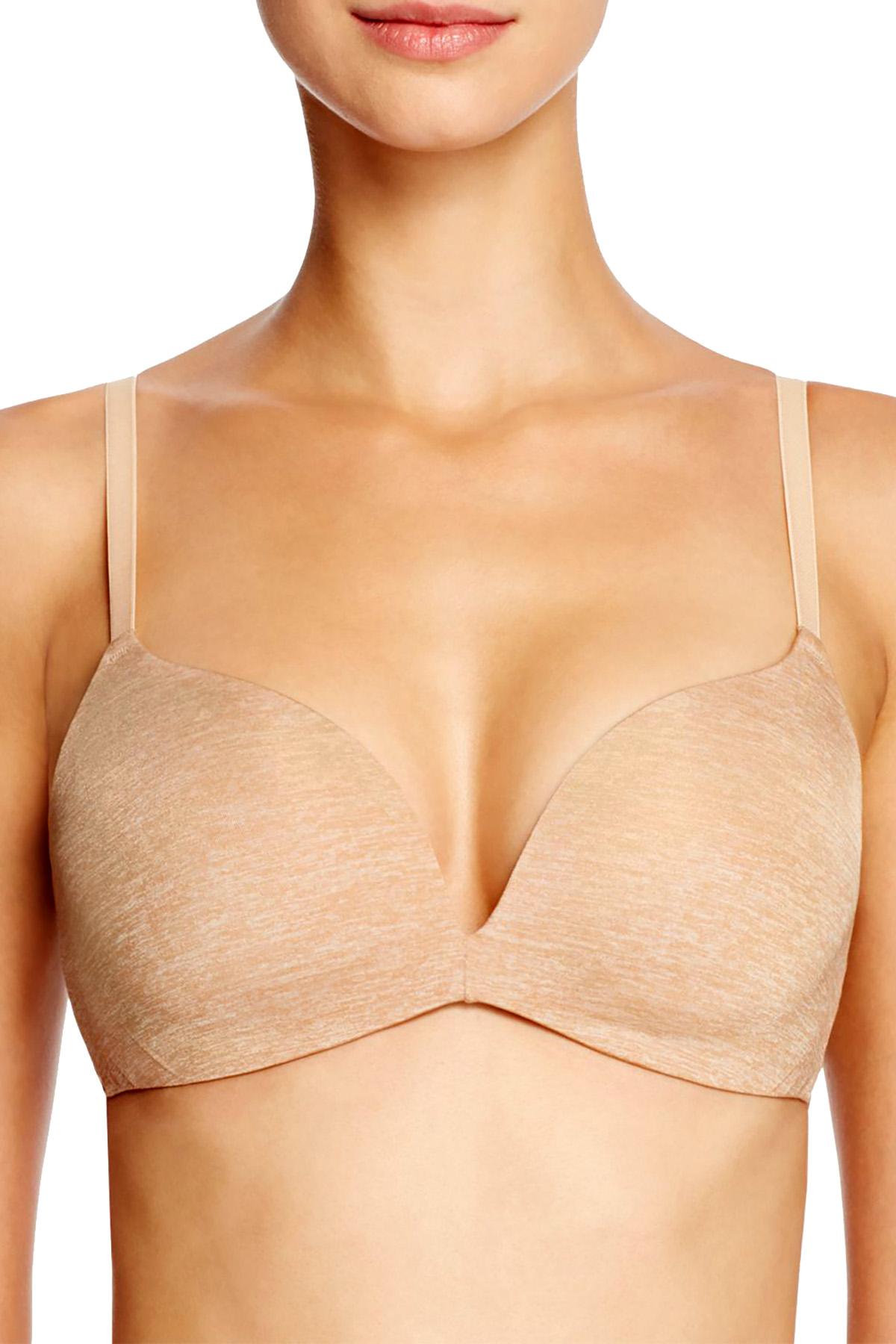 b.tempt'd Au Naturale Heather b.splendid Wire Free Push Up Bra