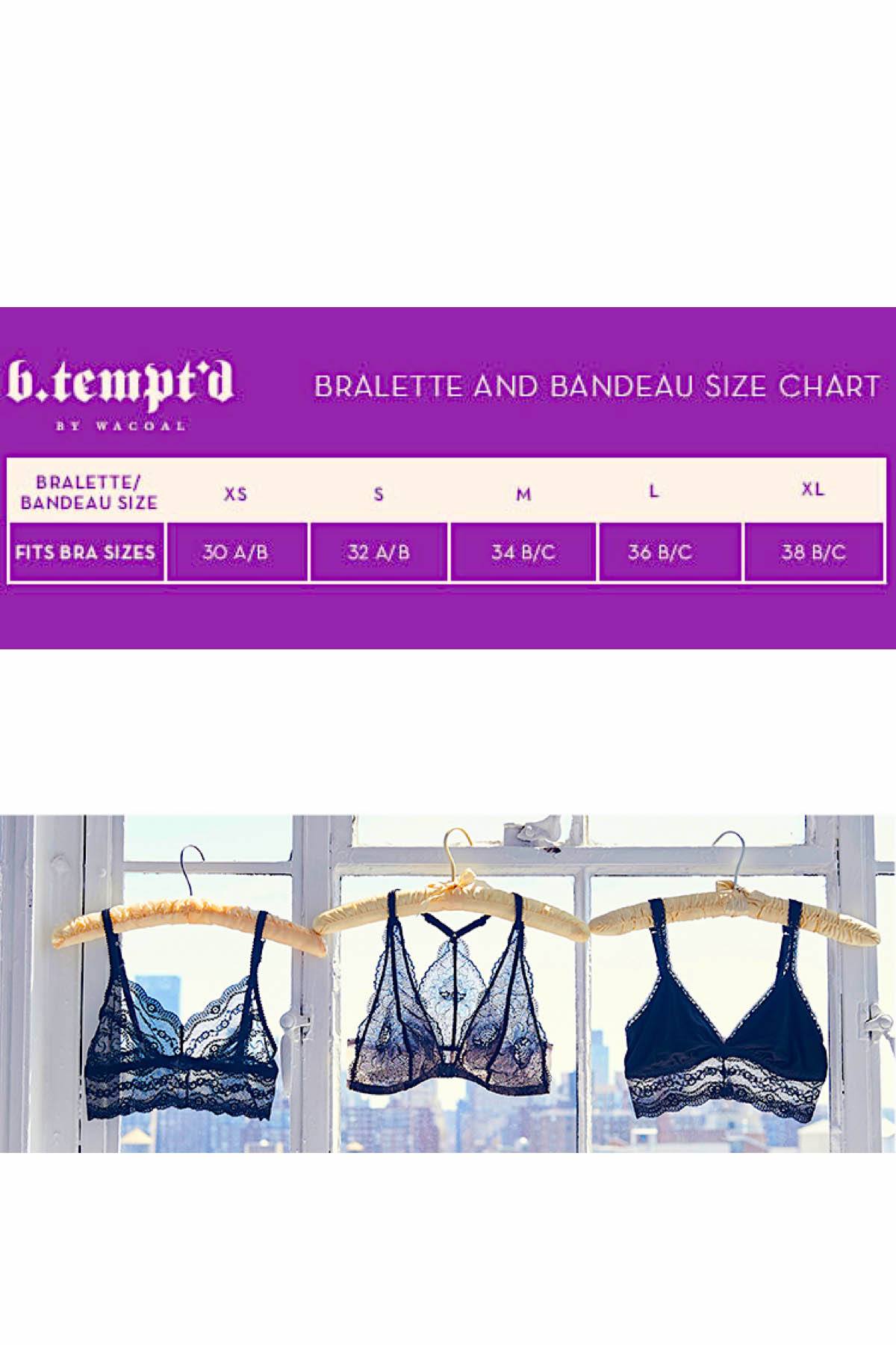 b.tempt'd by Wacoal Chinese-Red b.gorgeous Lace Bralette – CheapUndies