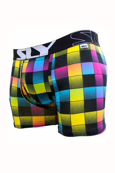 Sly Hyper Plaid Boxer Brief