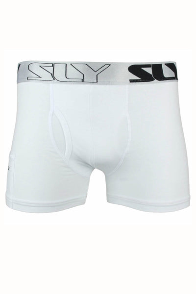 Sly White Solid Boxer Brief