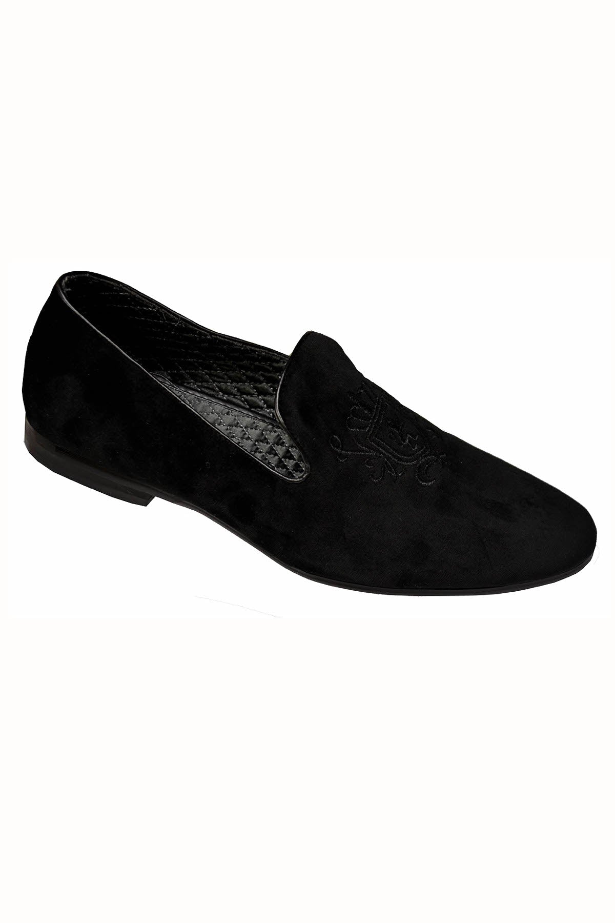 Giorgio Brutini Black Velvet Slipon