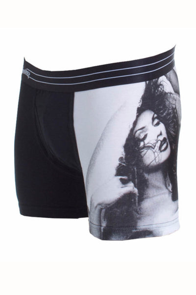 Sly Black & White Njapf Boxer Brief