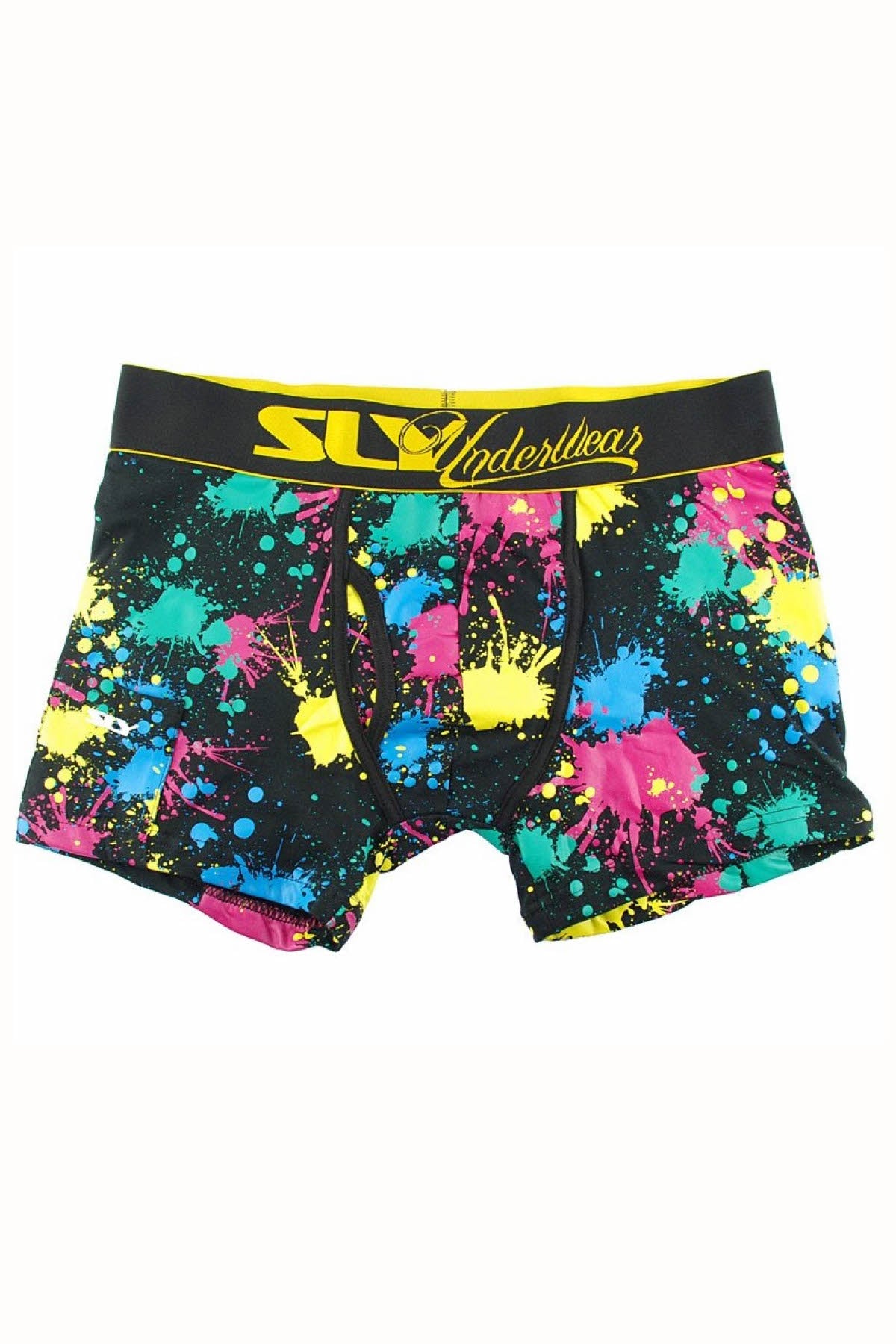 Sly Black Splatter Boxer Brief