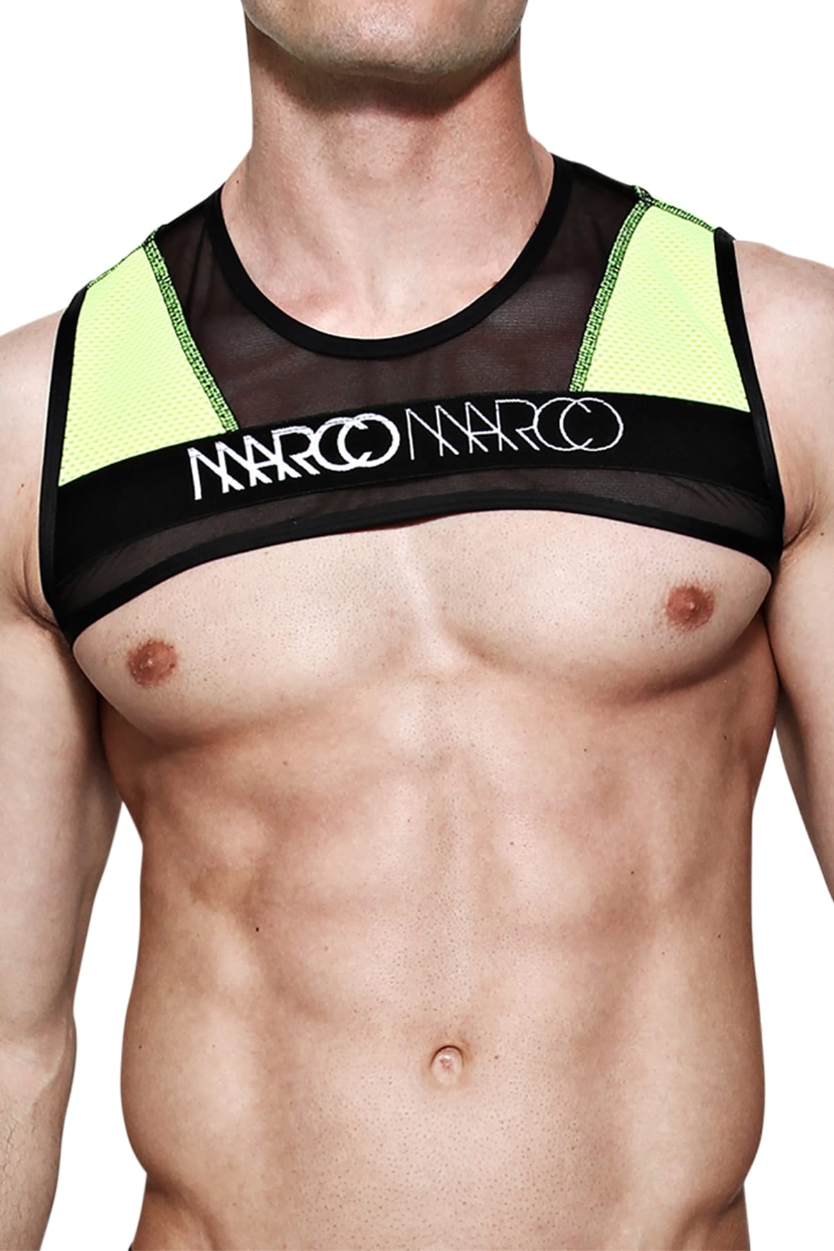 Marco Marco Neon Green Mesh Panel Quantum Harness