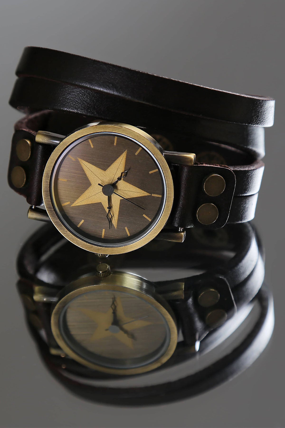 Smash Brown Wrap Watch