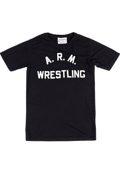 Rxmance Black Arm Wrestling Crew Tee