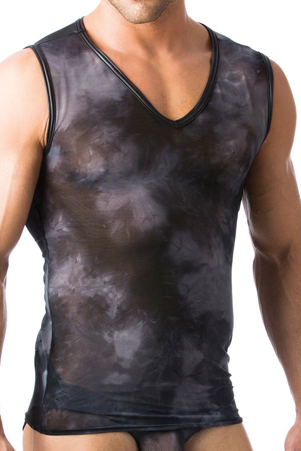 Gregg Homme Black Midnight V-Neck Muscle Tank