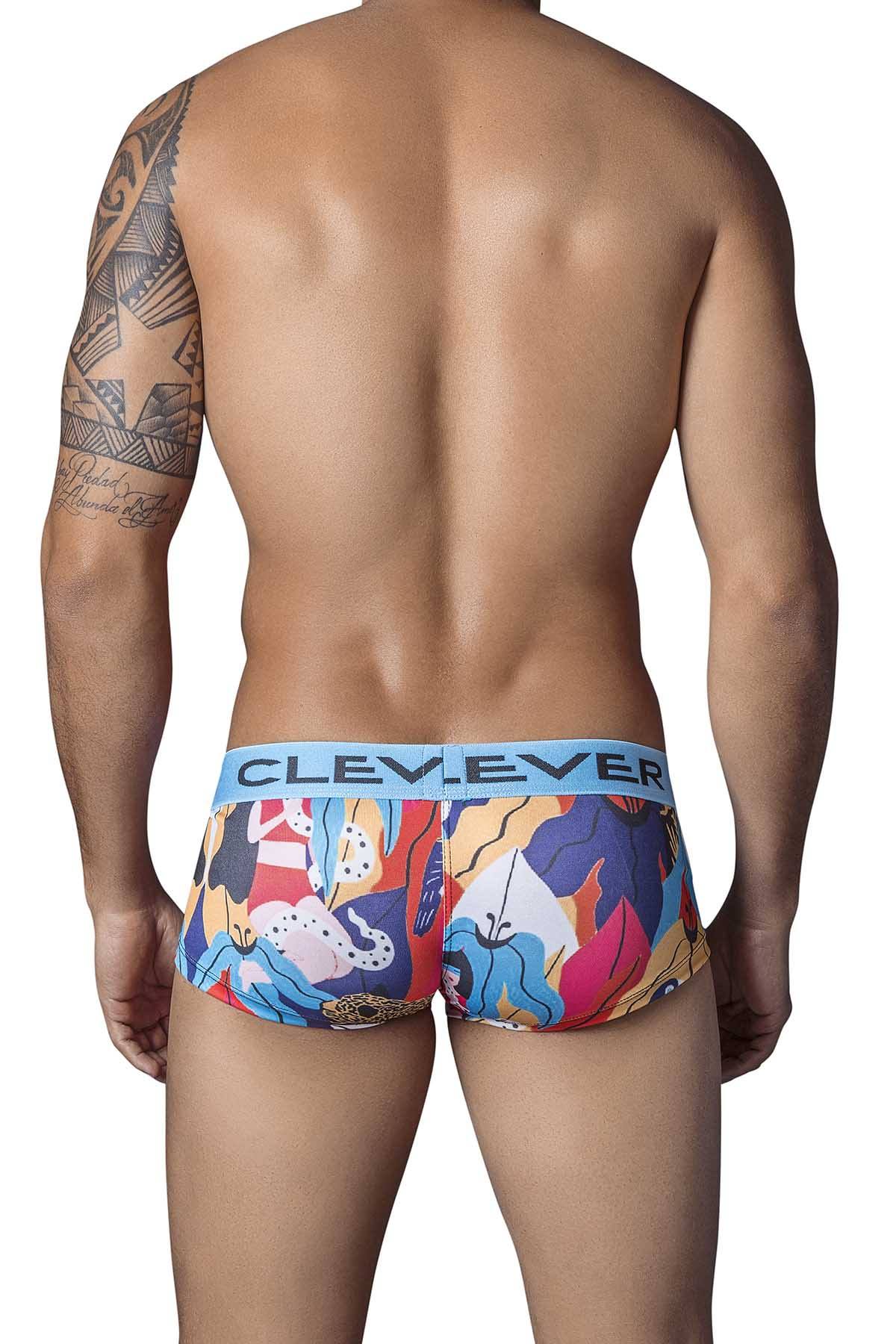 Clever Blue Graffiti Latin Boxer Brief